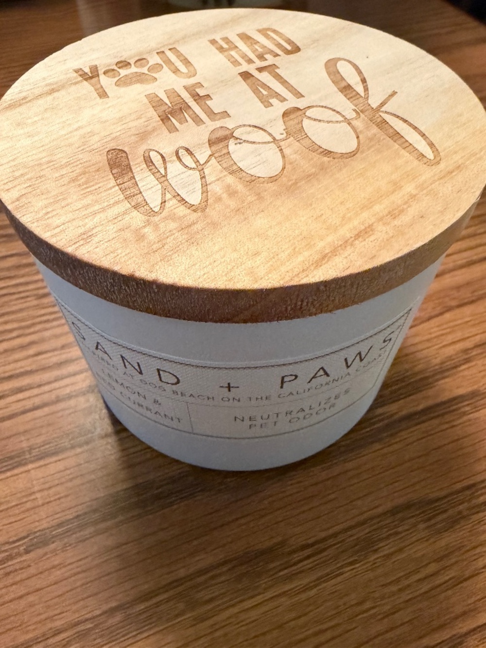 Sand and Paws: “You Had Me At Woof” - Lemon and Red Currant 12 oz